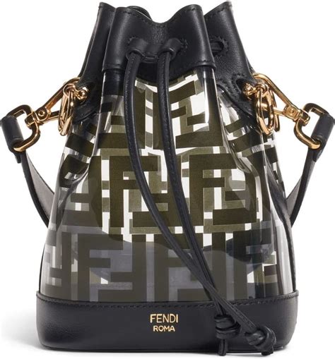 fendi pvc bucket bag|Fendi bucket bag used.